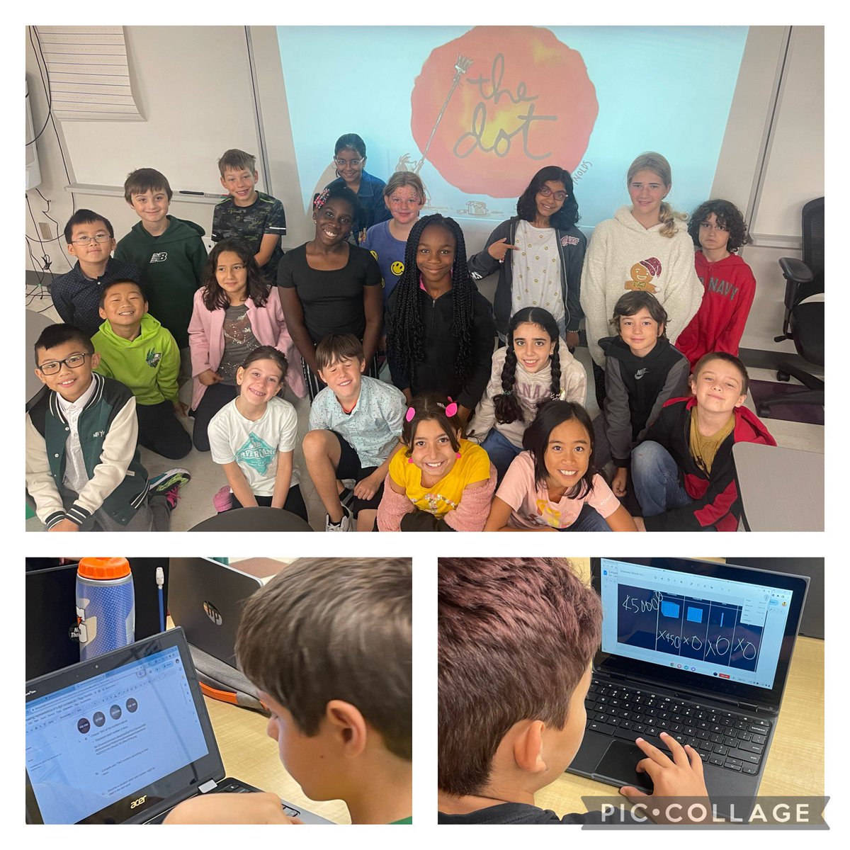 BoulosHala's tweet photo. We celebrated #InternationalDotDay @StIsabelOCSB It is a great day to connect and collaborate, and also to celebrate self-expression. P.S. This is a very special Dot Day, as we’re also celebrating THE DOT book’s 20th anniversary #ocsbHope #ocsbOutdoorLearning #ocsbcommunication https://t.co/NV8wfywgqN