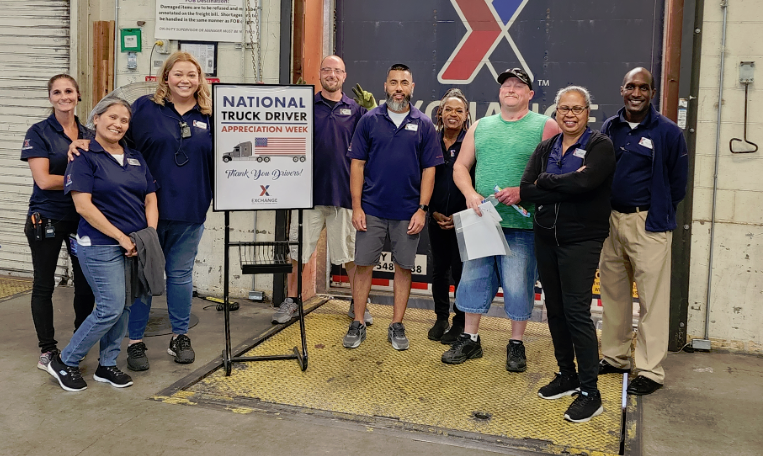 ExchangeAssoc's tweet photo. Thank you for all you do to make the Exchange mission possible! ๐#NationalTruckDriverAppreciationWeek #MilesOfGratitude #WeGoWhereYouGo
๐ @ExchangeTravis
๐ธ Email your high-res #NTDAW23 photos to exchangepost@aafes.com. https://t.co/K5YyRqmYql