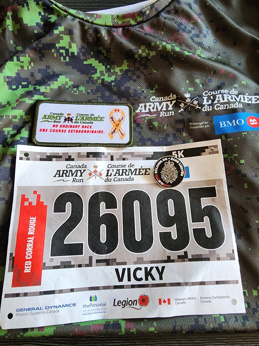 1st ever race - the one and only #armyrun.  Definitely #NoOrdinaryRace in support of #SoldierOn 

Celebrating my near 40th in style.