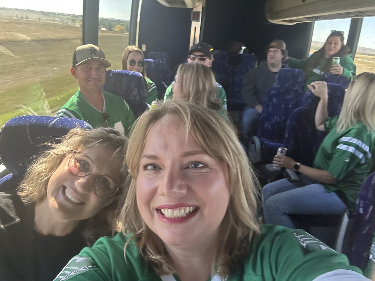 tricky835's tweet photo. Speedy Creek gang making their way to the Queen City for Lights Out. #RidersLive https://t.co/FS7Hke8RXH