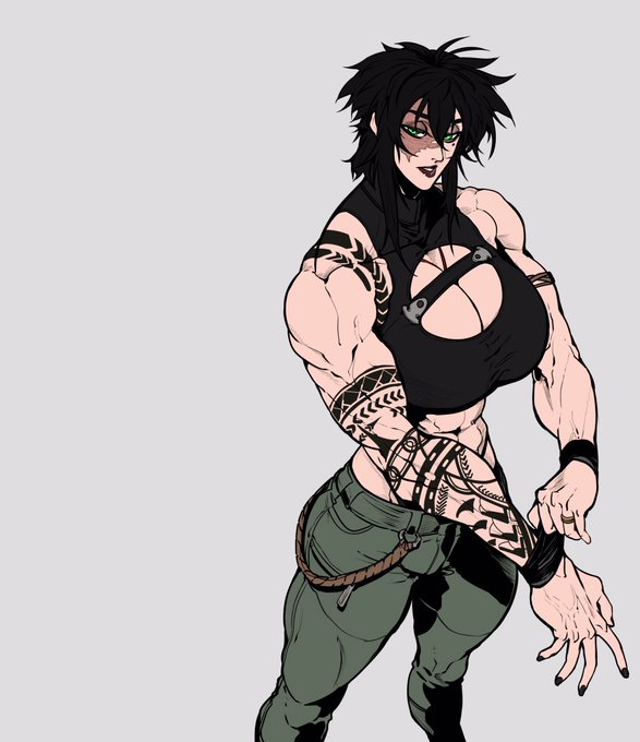 前に描き始めて未だに終えてない。
満ヶ満ちゃん(みちみち みちる)です 