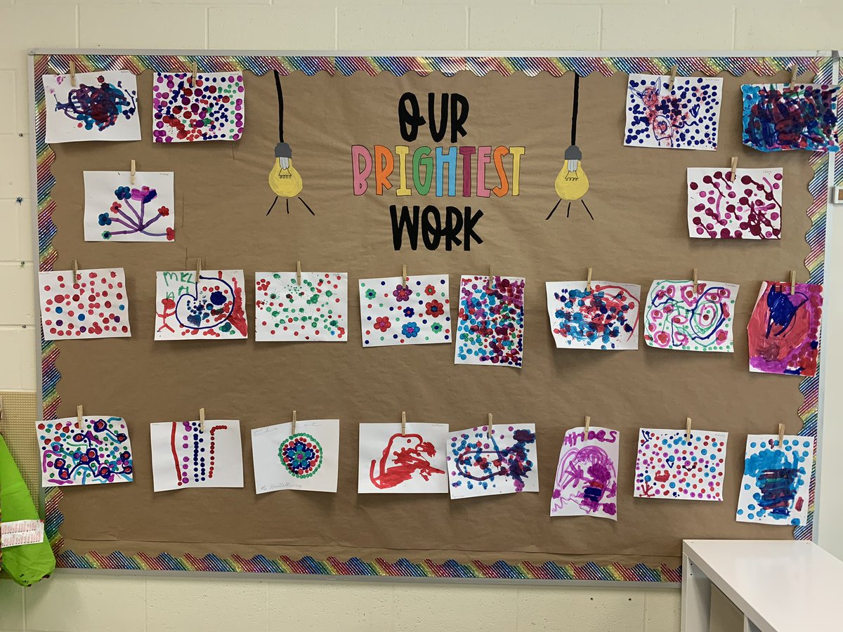 Today we shared our mark on #internationaldotday <a href="/PolsonPark_LDSB/">École Polson Park PS</a> 🔴🔵🟣🟢