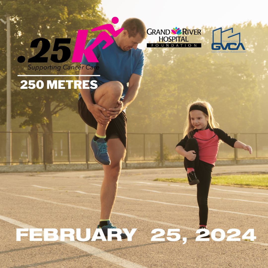 Grand Valley Construction Association (@gvcanews) on Twitter photo We’ll now be hosting .25k run Feb 25. The event will be indoors (to protect you from the elements). This change of time will also allow more runners to participate, raising more funds for cancer care at Grand River Hospital. <a href="/CareNeverStops/">Grand River Hospital Foundation</a>
Sign up - bit.ly/3reRQKO We’ll now be hosting .25k run Feb 25. The event will be indoors (to protect you from the elements). This change of time will also allow more runners to participate, raising more funds for cancer care at Grand River Hospital. <a href="/CareNeverStops/">Grand River Hospital Foundation</a>
Sign up - bit.ly/3reRQKO