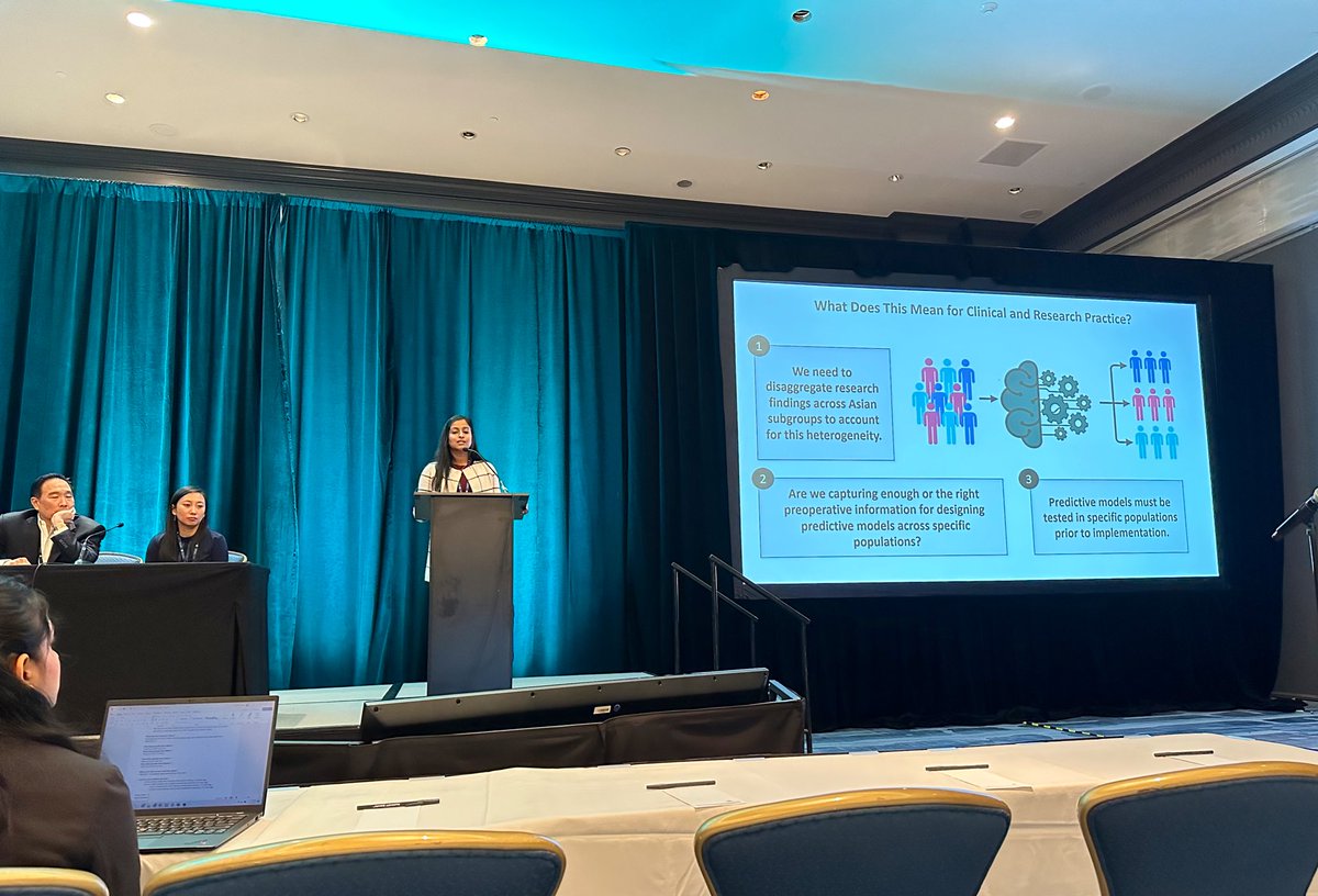 Ending #SAAS2023 with @gogo_gopss’s plenary presentation on the importance of testing machine learning models within specific #Asian subgroups to account for the incredible heterogeneity in the Asian population! @MCWSurgery @MCWSurgResearch @mcwsurgonc @AsianAcadSurg