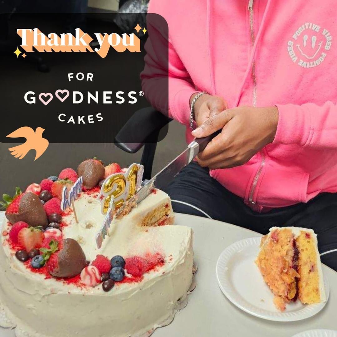 🍰🎉 THANK YOU to the 'Sprinkle Squad' at For Goodness Cakes! Your gesture in hand-delivering birthday cakes to the youth at our Kensington site is heartwarming. Not only do you spread love, joy, and frosting on their special days, you make them feel seen, and celebrated! 🎂✨