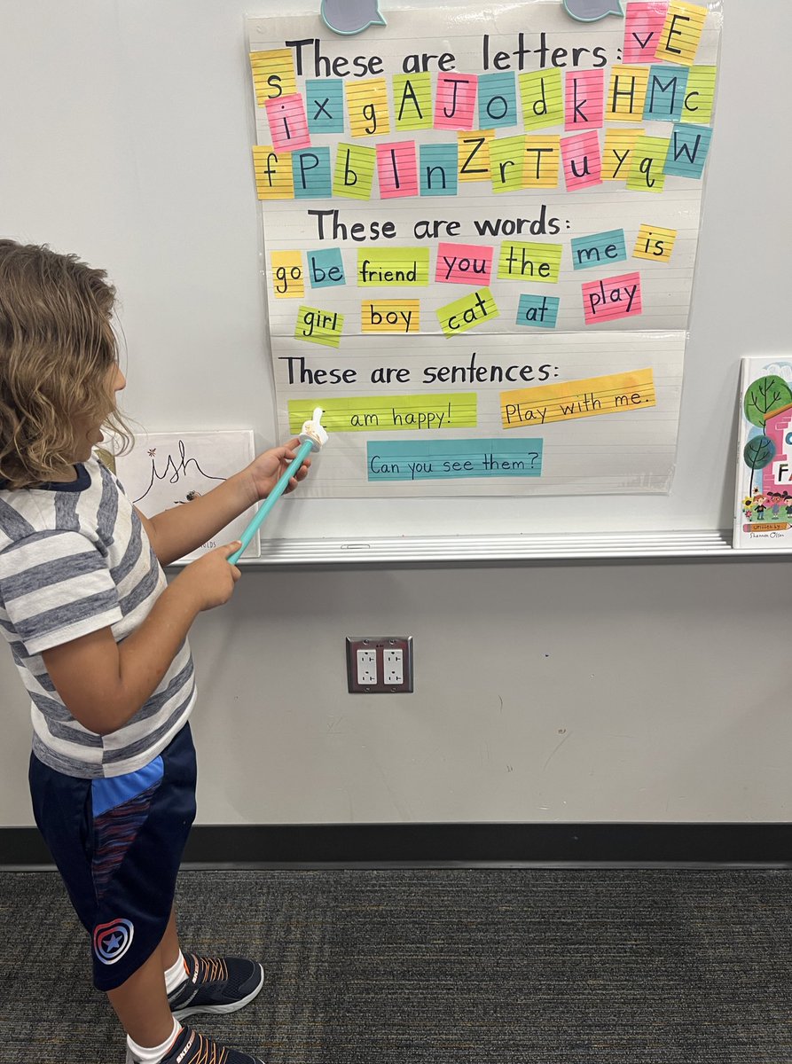 TiffLayne's tweet photo. Checking for understanding of writing conventions at the end our our unit! @CLCEThunderbird #kindergarten #ccisdmoments https://t.co/StzL4KbLZI