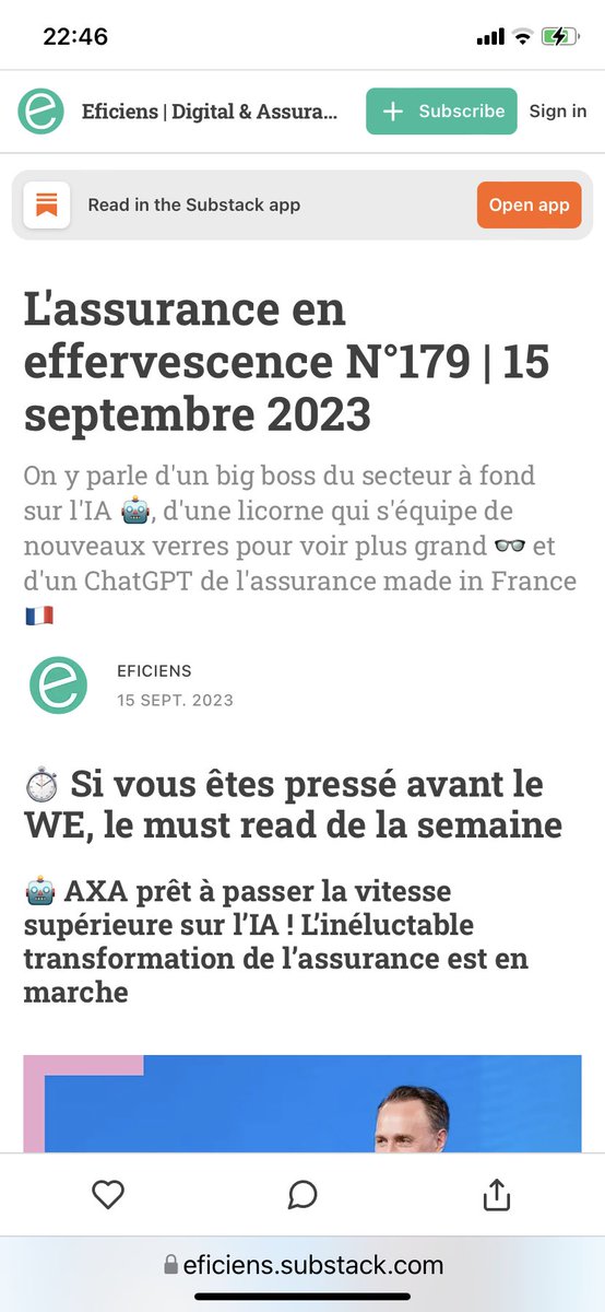 ☑️ Les info clés hebdo de l’ #insurtech : 🔹Belle levée 💰pour @claraanalytics 🇺🇸 🔹@avec_alan partenaire de @KrysGroup 👓 🔹Levée 💰pour @LyaProtect 🔹#sharelock partenaire de @Veligo_Loc 🚲 🙏@eficiens … urlz.fr/nCBx