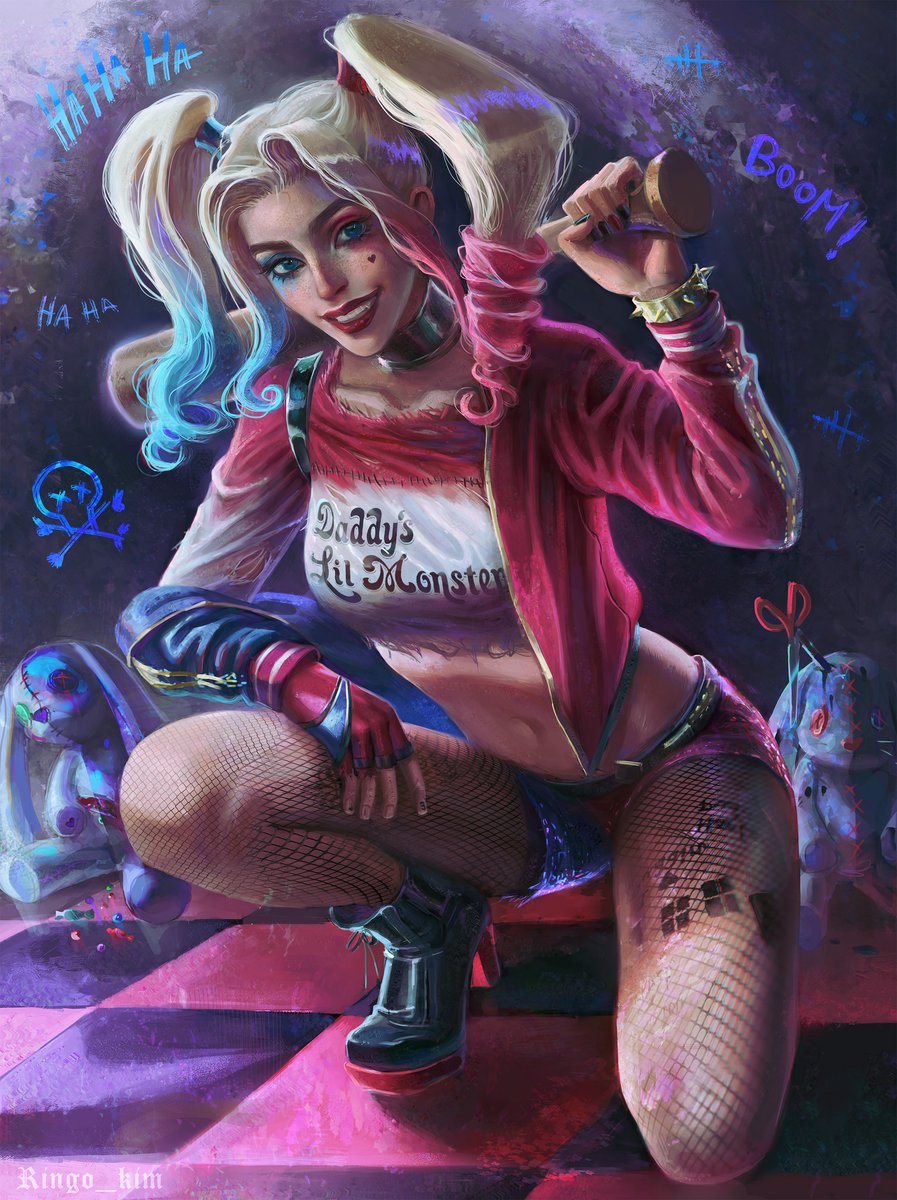 A redraw of an old art of Harley Quinn 🃏💗
#digitalart #harleyquinn #artgallery #joker #suicidesquad #art #drawing #anime #2dart #sketch #illustraton