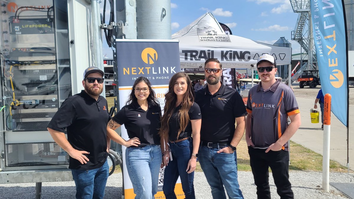 nxlink's tweet photo. Thank you @HHDays for such a great event! Our Nextlink Internet team in Nebraska attended the event again this year and had a great time connecting with everyone. We can't wait to be back again next year! #nextlink #nebraska #huskers #broadband https://t.co/vOOWf9I5fX