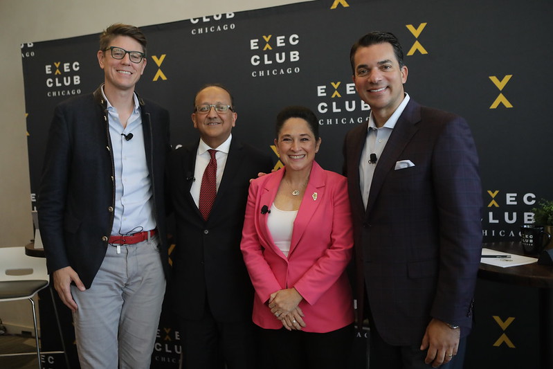 Grateful to the @ExecClubChicago for hosting and extending an invitation to join the conversation on positioning Illinois for success in emerging industries. It was an honor to be part of this insightful discussion. Excited about the future opportunities for our state! #twill