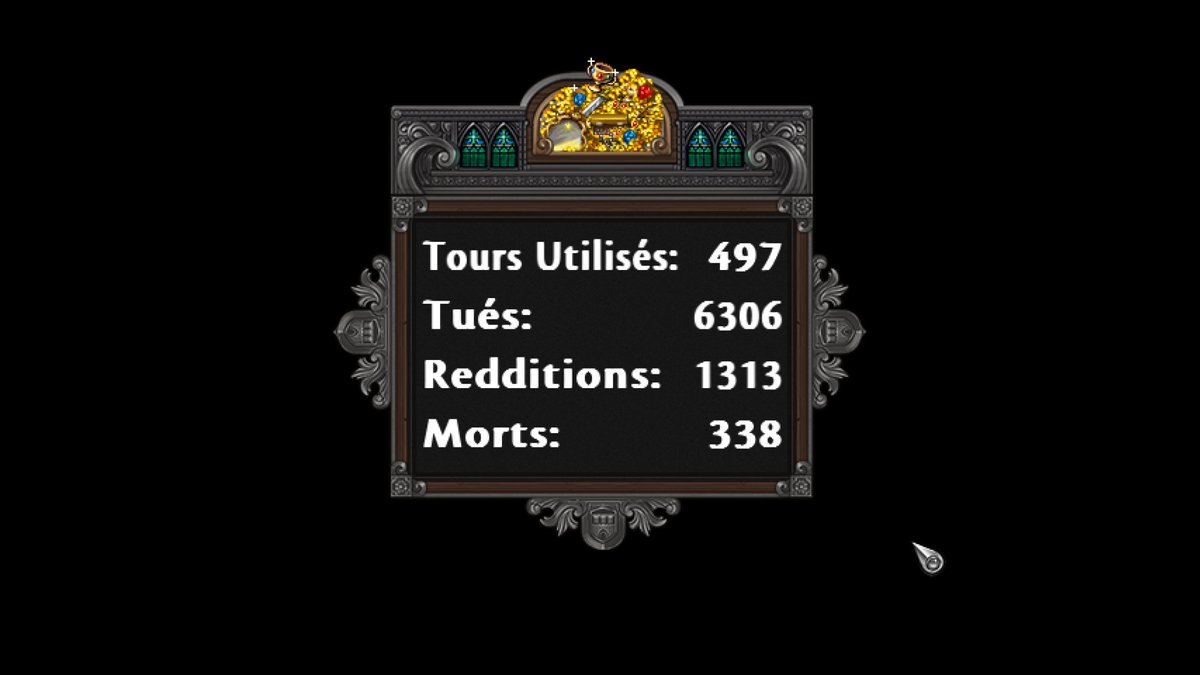 bon fini une 3ème en permadeath + DLC c'était sympathique j'ai très peu utiliser les squelettes, et les histoires annexes sont sympa mais trop courte, après la traduction FR a quelques bugs. merci encore pour ce jeu magnifique @NibblesDragon &lt;3 &lt;3 &lt;3
