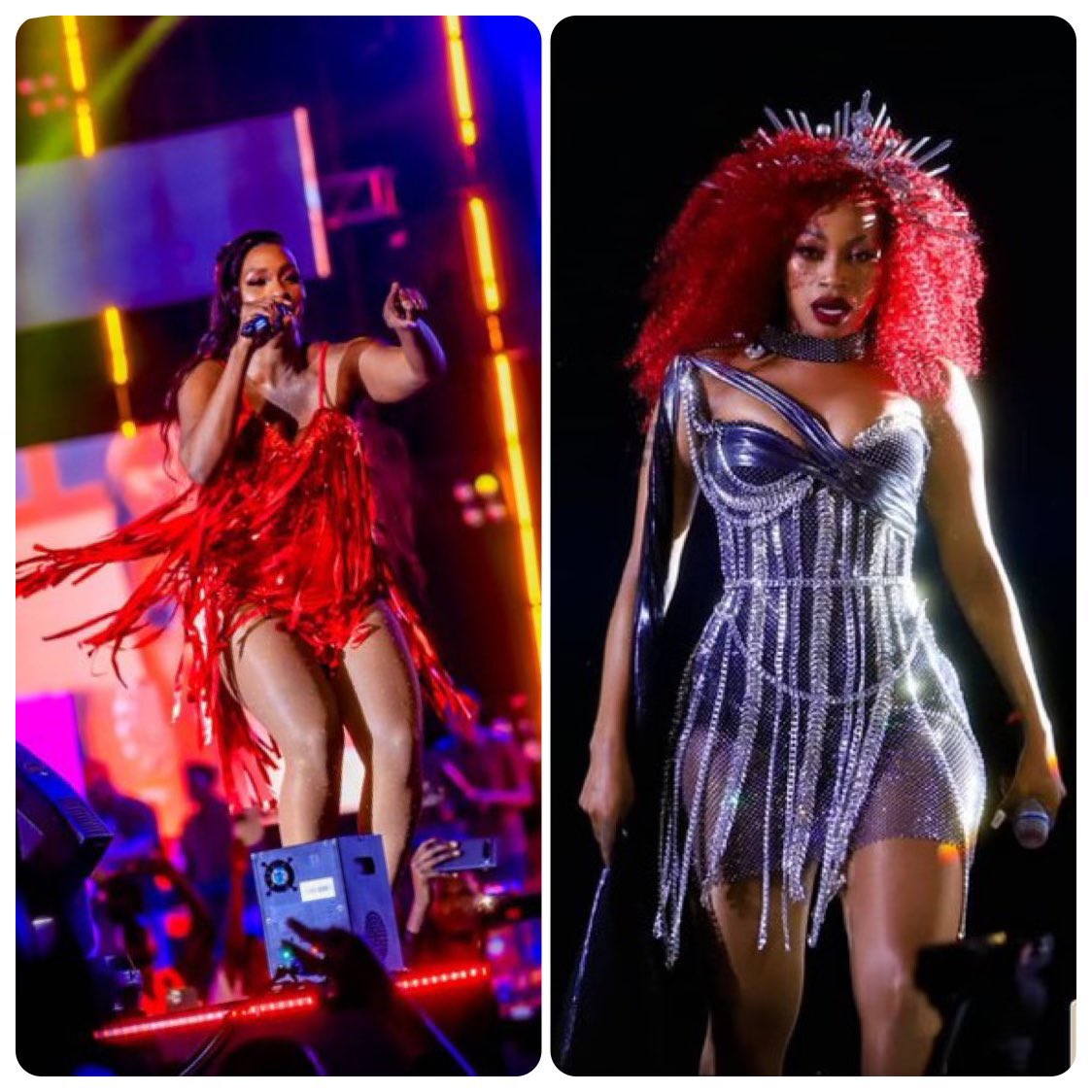 IvanMugume4's tweet photo. Sheebah has invited almost all artists in Uganda to help her sing 🎤 and for some reason we are forced to understand that Cindy beats them all😳😳 
#CindyVsSheebah https://t.co/Pu18pJb4TJ
