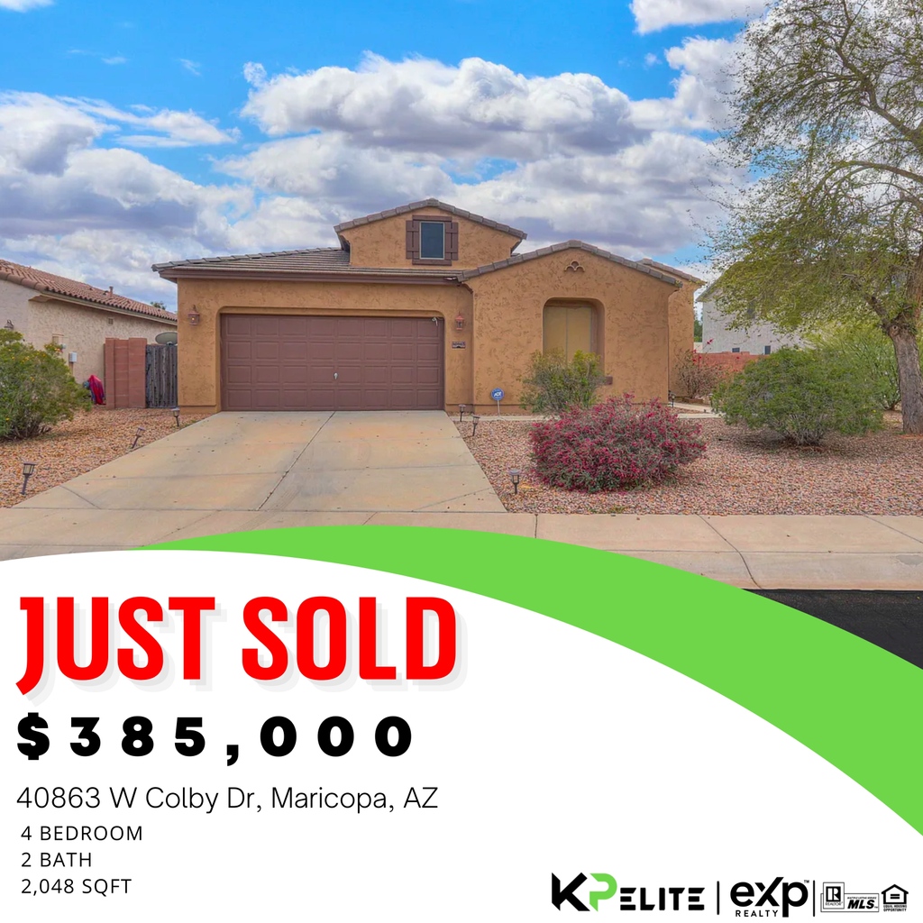 Great news! Pedram Elahi has successfully helped his clients close on this awesome home. 

Congratulations to all of them on this achievement!🏡

#sold #justsold #soldmaricopa #soldhouse #offthemarket #homebuyer #homeownership #homebuying #newowner #Maricopa #maricopaaz