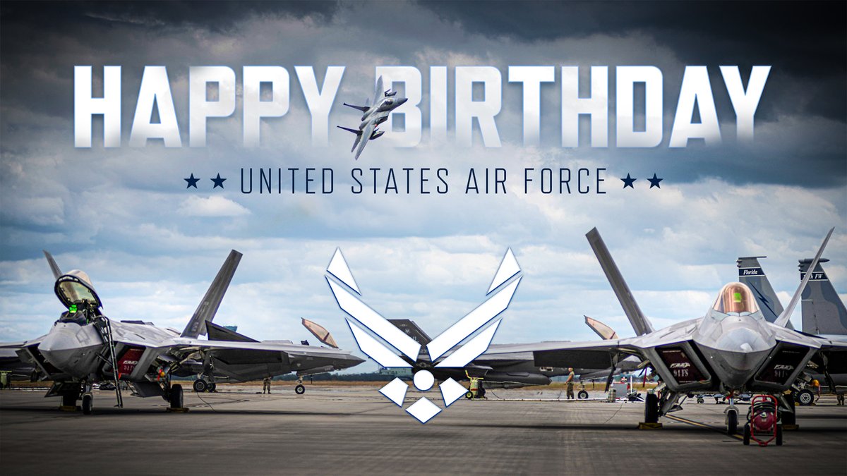 Happy Birthday, @usairforce! For 76 years, #TotalForce Airmen have demonstrated what it means to fly, fight, and win by extending our nation’s global reach across air, space and cyberspace. Here's to continued excellence in #AIRPOWER—anytime, anywhere.