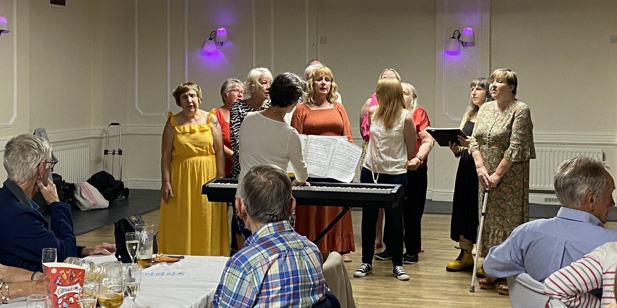 Wonderful to be at the 10th anniversary celebration of fabulous @UnsceneSuffolk this evening, complete with full 'This is Your Life' treatment by their inspirational founder @JenniHalton & performance by the wonderful Unscene Singers led by @emmabishton