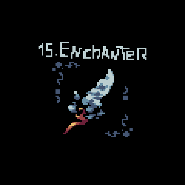 redfellow_'s tweet image. 15. Enchanter
 #pixelartist  #Swordtember2023  #ドット絵