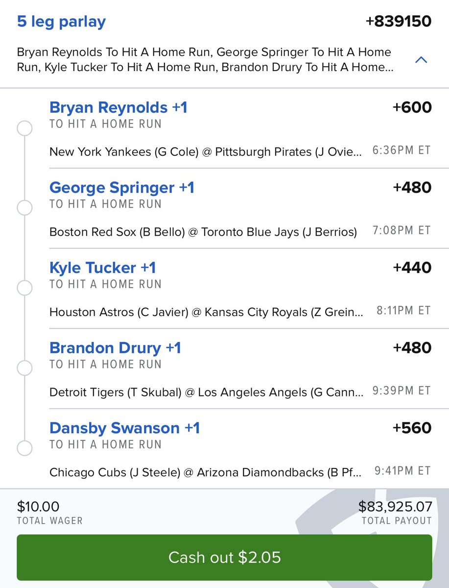 $0.50 wins $4k 
I’m giving away $5k to 5 winners when this hits. 
MUST LIKE/RETWEET TO ENTER.