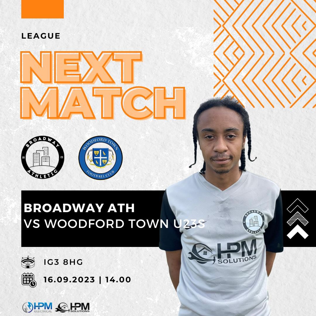 Back at it this Saturday, taking on an unbeaten side in @woodford_townu23s at the Ford Sport Centre 📍

Come down and support the lads!

UTB ⚫️🟠

Proudly sponsored by @hpm_maintenance_solutions_ltd <a href="/hpmelectrical/">HPM Electrical</a>