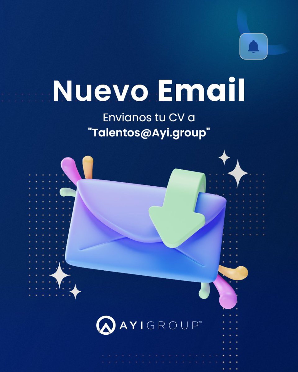 🌟 ¡Atención a todos los apasionados del mundo IT! 🌟

Habilitamos un nuevo correo para que nos envíes tus CVs y formes parte de nuestra comunidad de talento: talentos@ayi.group. ¡Queremos conocerte!

¡Esperamos tus CVs! 👩💻🚀 #TalentoIT  #UneteAEquipo