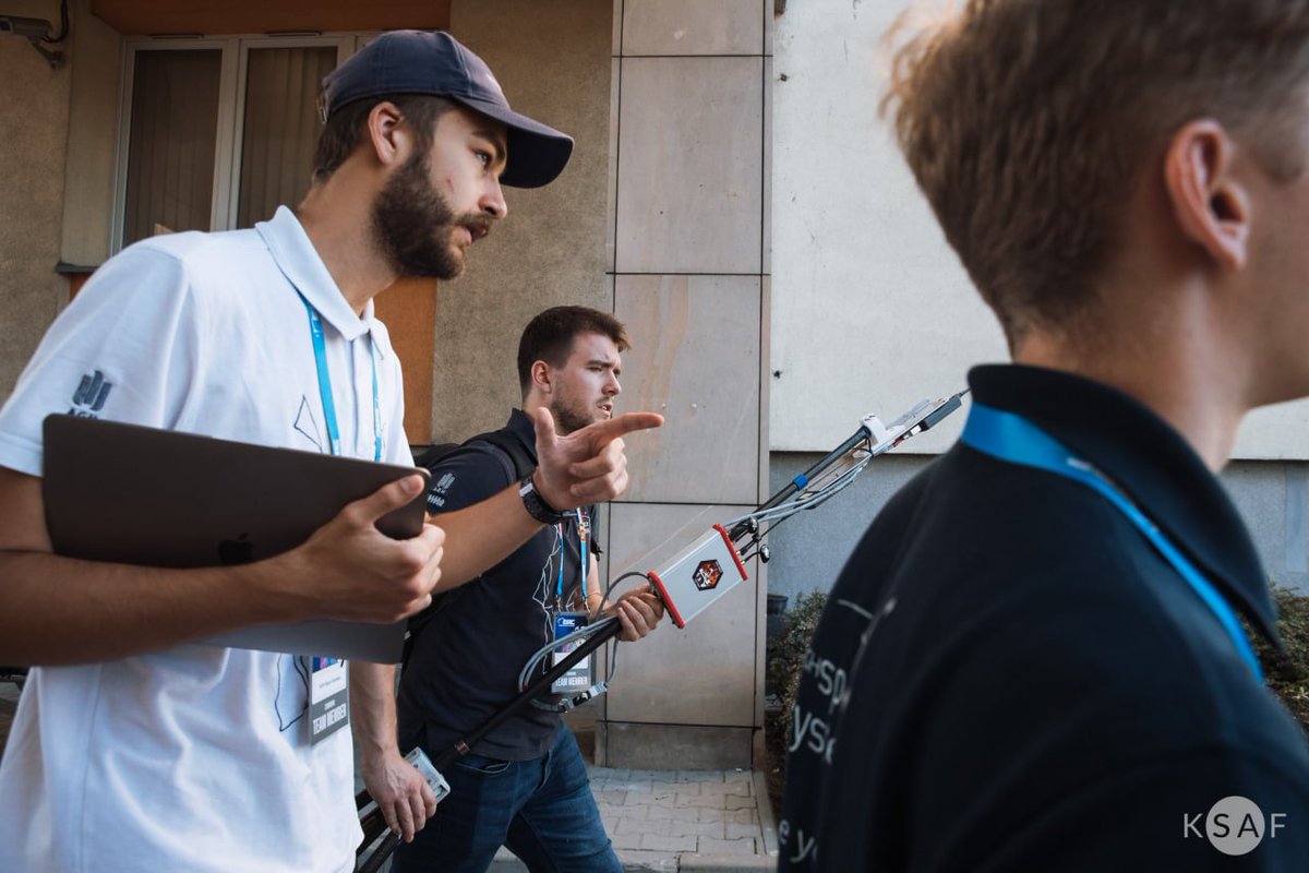 AGHSpaceSystems's tweet photo. We are very pleased with our performance today! Even though it was a day full of really hard work for our team, we are full of energy, as tomorrow two next missions are awaiting for us: Maintenance Task and Science Task 🧪 Wish us luck 🔥🥰💪
#ERC2023 https://t.co/9TjVnyuFBP