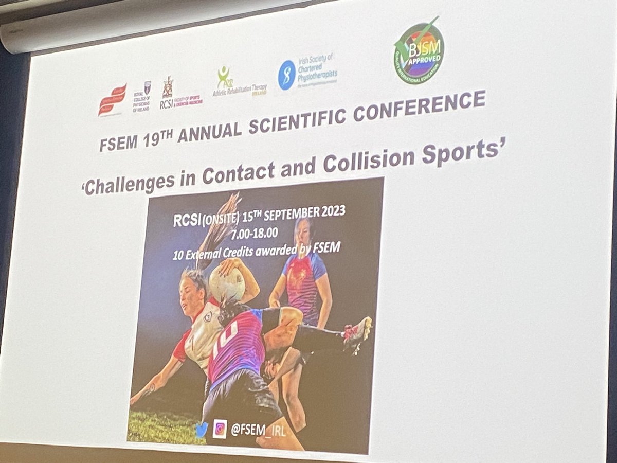 Great line-up at the FSEM conference in Dublin today! Thank you all. See you next year.