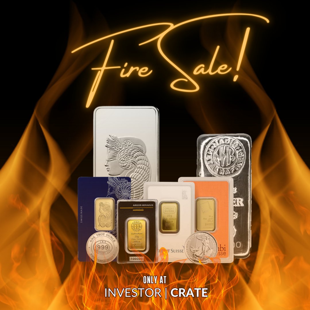 🔥 Our exclusive Fire Sale is back and hotter than ever! As an active subscriber, you can now access unbeatable deals on precious metals like Gold, Silver, and Platinum, all at wholesale prices that you won't find anywhere else. 

Don't wait, seize this golden opportunity to