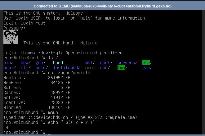 hpsaturn's tweet image. Try GNU/Hurd in the browser 🥰😃

gexp.no/blog/try-gnuhu…

#GNULinux