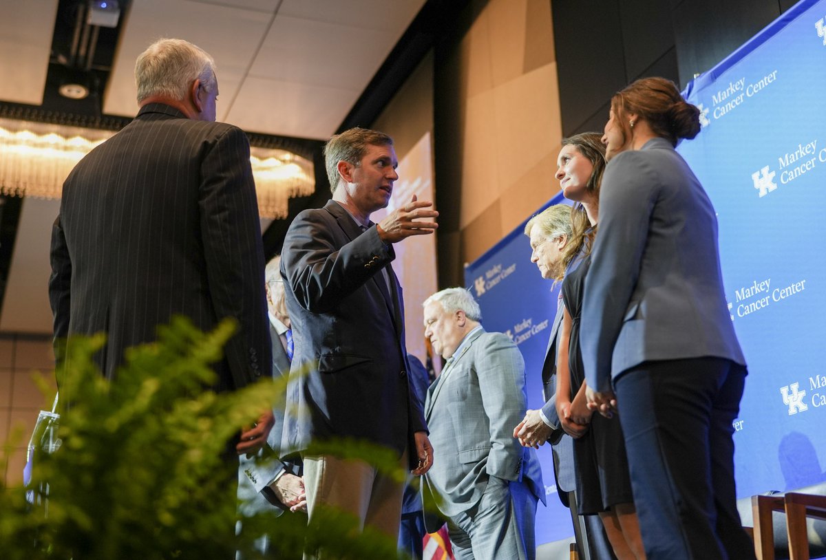 GovAndyBeshear's tweet photo. Congratulations to the health care heroes at the Markey Cancer Center on becoming the first NCI-designated Comprehensive Cancer Center in Kentucky, and one of only 56 in the country. I am grateful, and families know, they'll receive world-class care here when they need it. https://t.co/KHfYNXSfRL