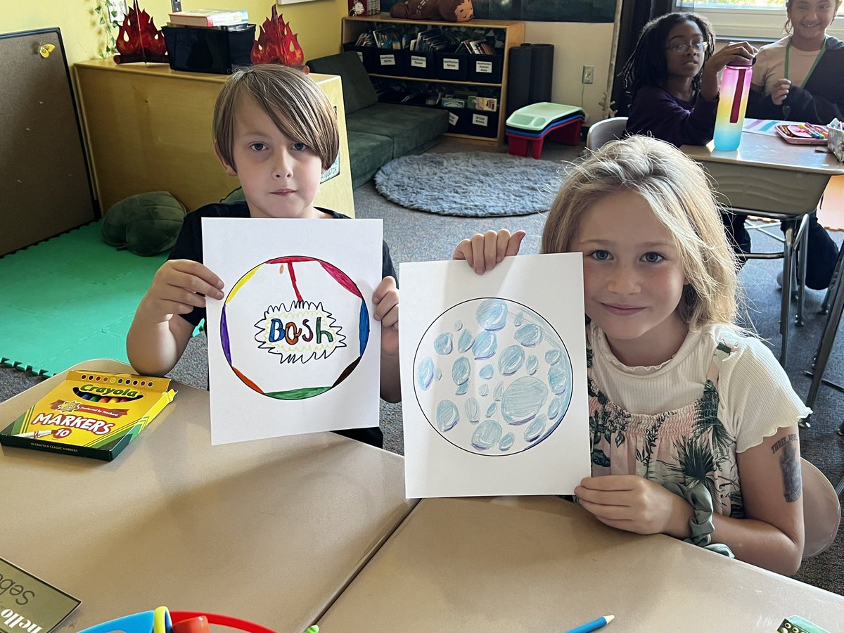 MrJacobDenning's tweet photo. International Dot Day! Today we celebrated Dot Day with creativity and self-expression! 
#thirdgrade #DotDay #IB #Global @smithmagnetes https://t.co/NU126QK0nr