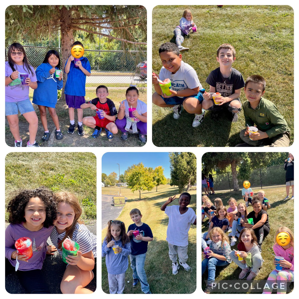We love it when Kona Ice day falls on a beautiful, sunshiny Friday! 🍧💜☀️ <a href="/KONAICE/">Kona Ice</a> <a href="/Wildwood_Tweets/">Wildwood Elementary</a> #MiddieRising