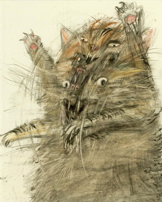 hiddentowergems's tweet photo. Léo Forest (https://t.co/Fj6jXUBpP0), based Paris, France. - Chat, 2023, Drawings: Pencil, Charcoal, Pastel on Paper https://t.co/2y9FKosv3F