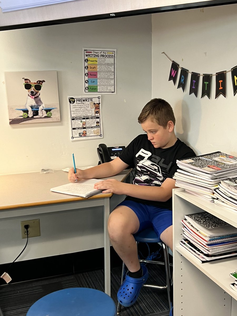 Ms_Rush_MES's tweet photo. Began writing our personal narratives! I am so proud of what they have already written! #proudteacher https://t.co/3fbhrklj4R