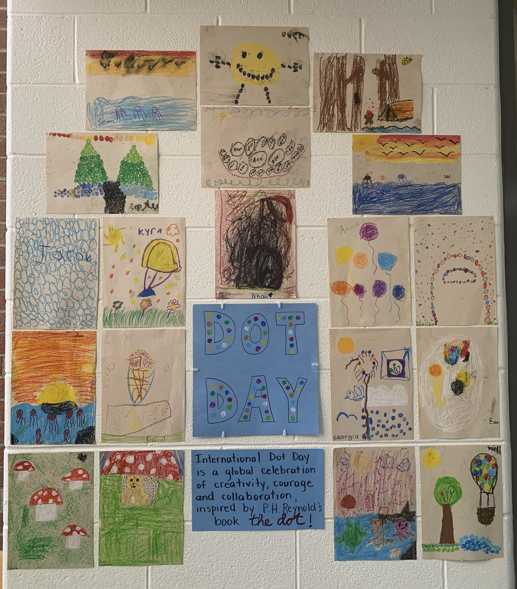 Like many schools throughout <a href="/tdsb/">Toronto District School Board</a> … and… the WORLD, <a href="/NorsemanTweet/">Norseman JMS</a> had a blast participating creatively in #InternationalDotDay, inspired by <a href="/peterhreynolds/">Peter H. Reynolds</a> and his amazing picture book #thedot 🥰