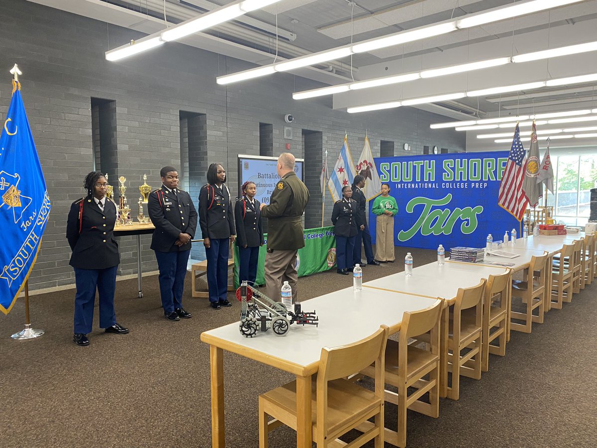 SSICP cadets presented our JROTC program to Brigadier General Amanda Azubuike, and received nuggets of wisdom. <a href="/CPSNetwork17/">Network 17 CPS</a> <a href="/ChiPubSchools/">CPS - Chicago Public Schools</a>