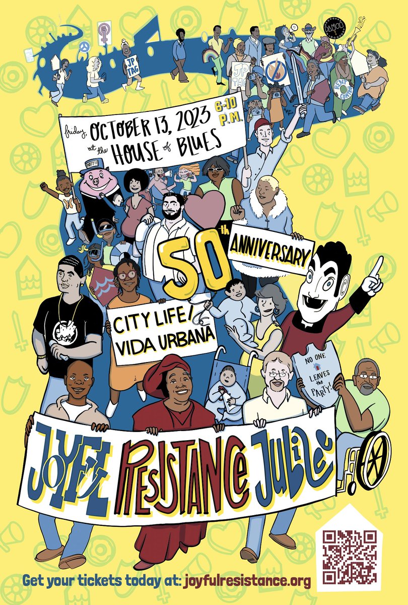 CityLife_Clvu's tweet photo. 5/5🧵Celebrate 50 years of resistance at the #CLVU 50th anniversary party on Friday, October 13th, at the Joyful Resistance Jubilee! Buy your tickets here: https://t.co/yqM6YQd1qE
#CLVU50 #CLVU #TenantOrganizing #HousingJustic  #DonateNow https://t.co/CBAhwWxe2B