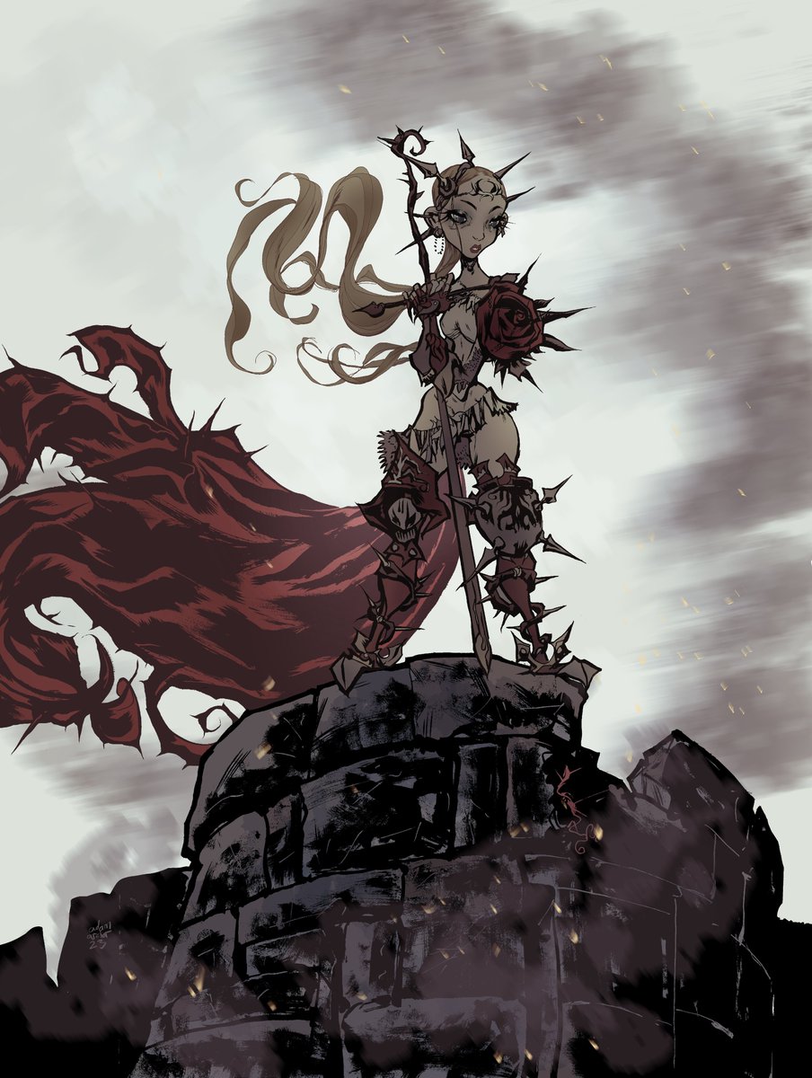 Jack_Stewart's tweet image. The Sister.

#RoseRed

Blood is thicker than water.

#writing #author #publisher #art #drawing #illustration #artbook #ink #inks #inking #artbooks #conceptart #conceptartist #sketchaday #characterdesign #characterdesigner

Cover #artwork by the magnificent @AdamArcherArt.