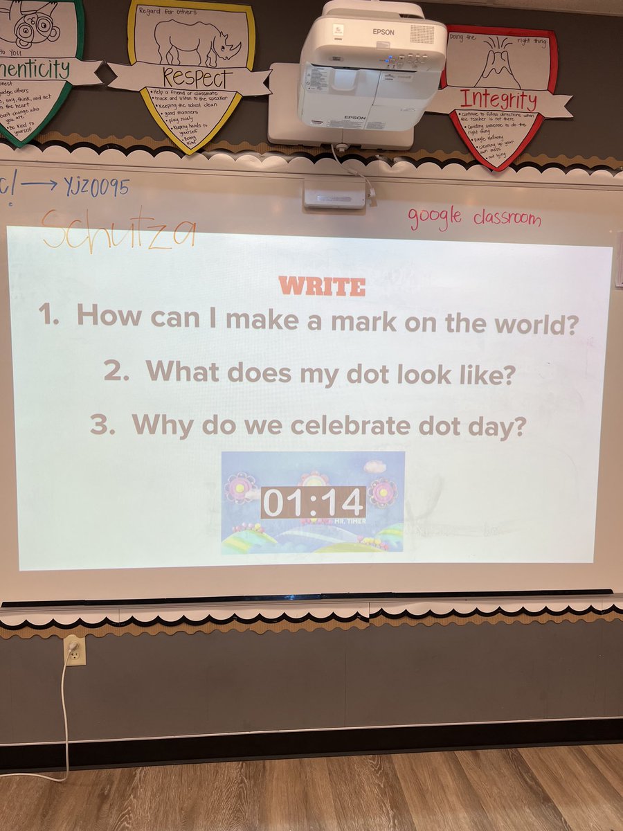 Our 4th graders, led by Ms. Schutza and her resident teacher Ms. Ruiz, tapped into their creativity today to celebrate #InternationalDotDay! #RISDBelieves #RISDWeAreONE #SOARINGtonewheights ✈️ #BuildingBetterTogether 👷🏽‍♀️👷🏾 #RISDLeadandInt ✨