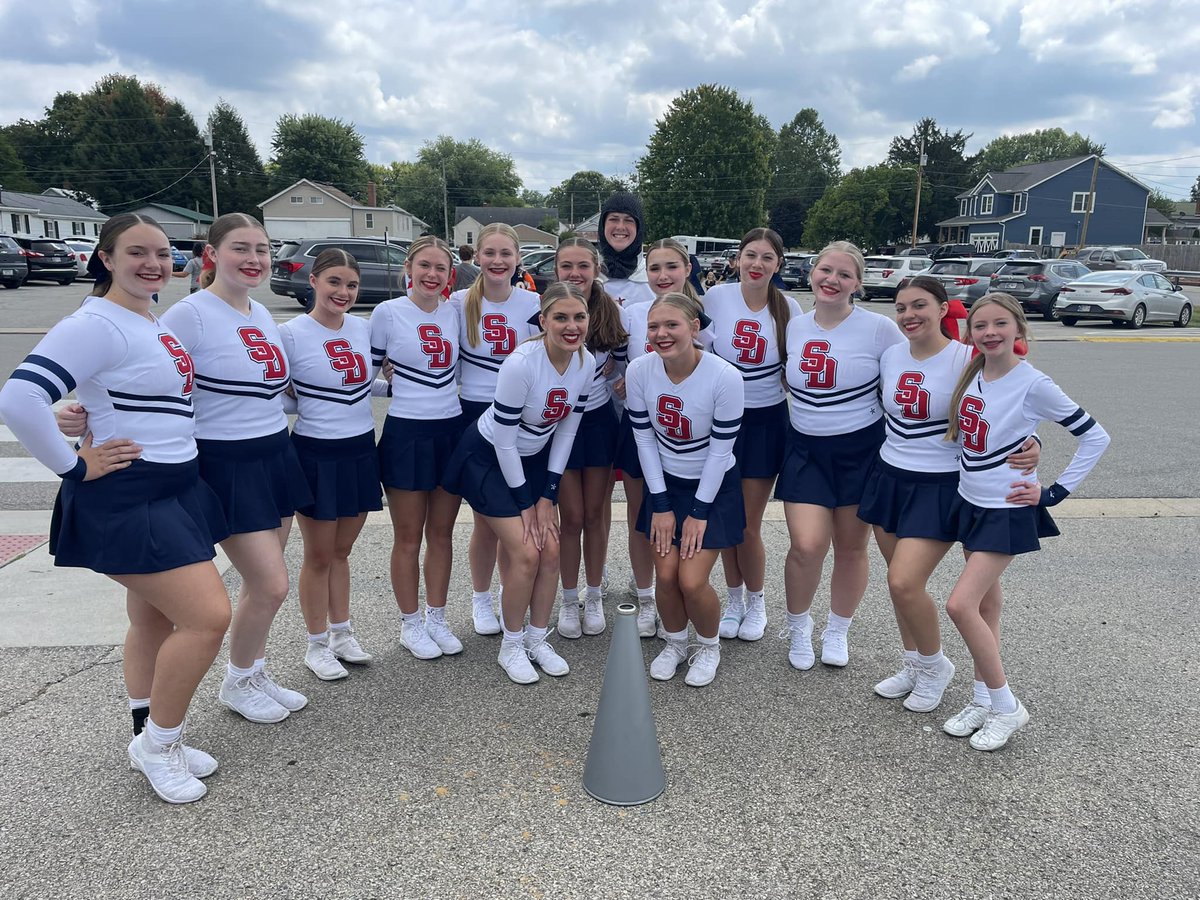 Our South Dearborn High School cheerleaders competed in The Shiner Showcase on Monday and received an award for the Best Time-Out Routine! #GoKnights