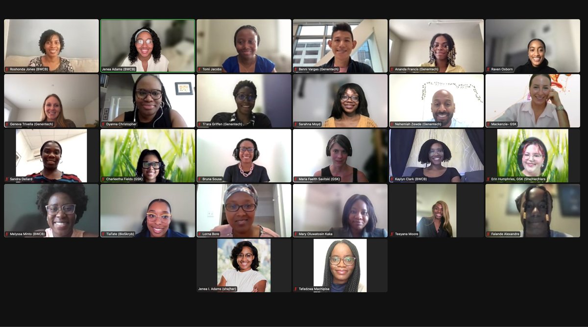 blkwomencompbio's tweet photo. Thank you to the BWCB members and our partners at @GSK, @Genentech, & @BioSkryb who made today’s #Biotech Bootcamp Career Panel a huge success!
Attendees shared they gained valuable insights and make key connections to employers & scientists. Event recap coming soon.
#BWCB https://t.co/4jWZ4nHN6U