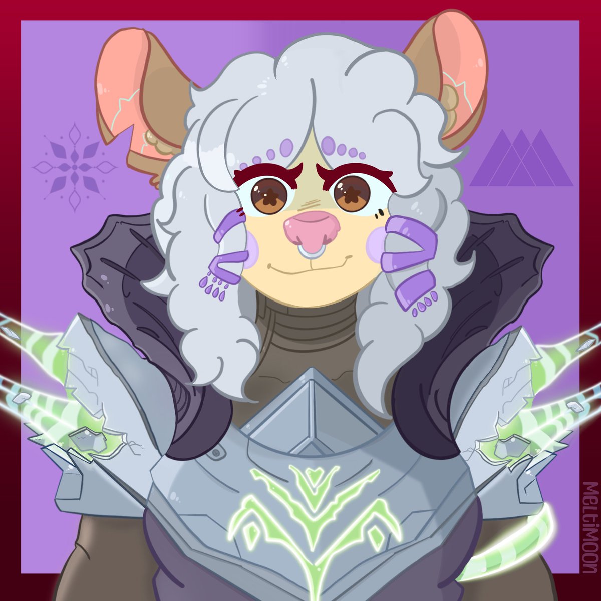 I drew the adorable rattles Nala~! She is a little space wizard! It has been a while since I last drew her so it was about time~!!

#furryartist #destinybungie #destinywarlock