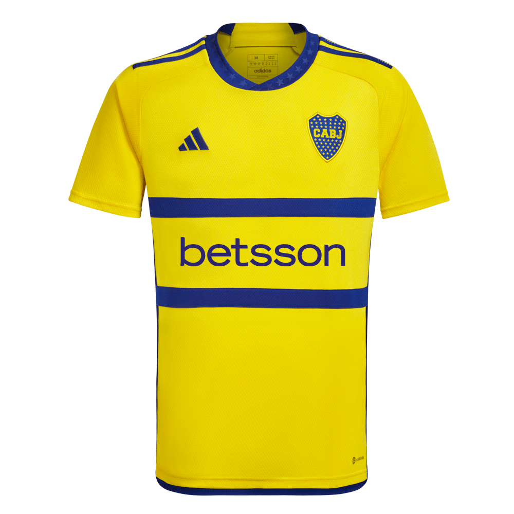 Camiseta alternativa Boca amarilla 2023/24 frente