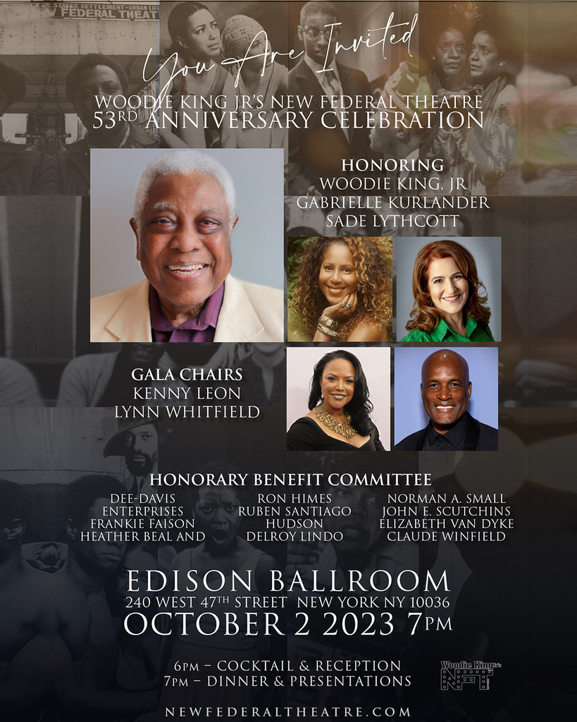 Have you gotten tickets for our 53rd annual Gala yet? 

Come celebrate with us as we honor Woodie King Jr., Gabrielle Kurlander, &amp; Sade Lythcott

October 2nd 2023 at 7pm
The Edison Ballroom 
240 West 47th St New York, NY 10037

Get tickets here: bit.ly/NFTgala53