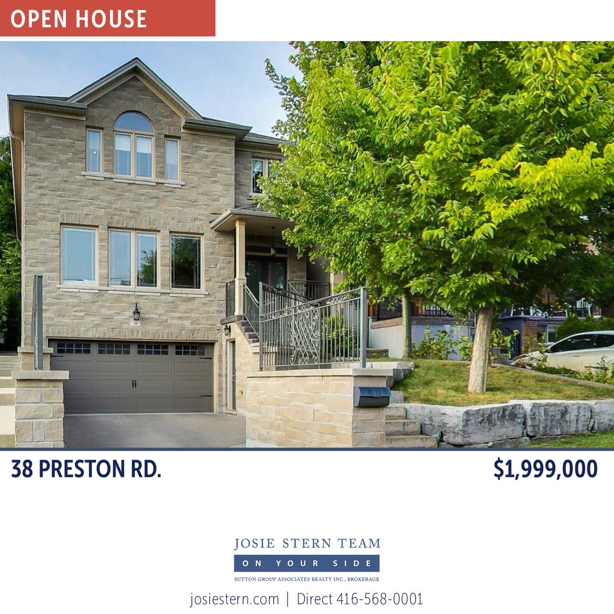 Two great #OpenHouses this weekend.  
Visit our website josiestern.com or our Facebook for more details and links #TorontoRealEstate 
#WeekendOpenHouse #TorontoOpenHouse
facebook.com/josiesternteam…