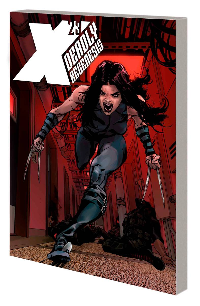 The TPB for X-23 comes out October 4 with cover by <a href="/evilkalman/">Kalman Andrasofszky</a>