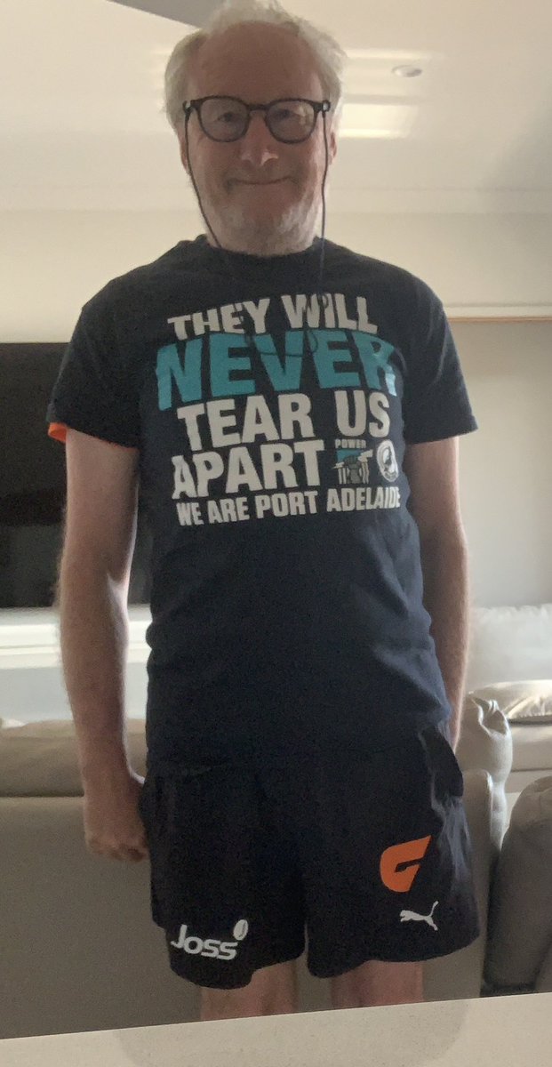 austink057's tweet photo. Tough day ahead. I want @PAFC to win but need to work all day with @GWSGIANTS development teams in Canberra. https://t.co/FTPyuJvLFy