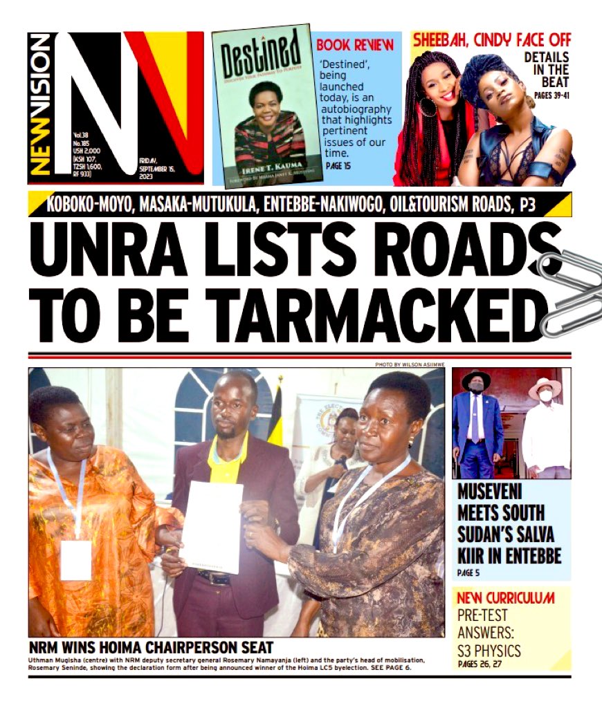 🗞️ Expanding the stock of paved/tarmacked roads across Uganda not only facilitates easier connectivity but also opens doors to opportunities, trade & improved access to essential services. #UNRAworks @GovUganda 📰 🗞️: @newvisionwire