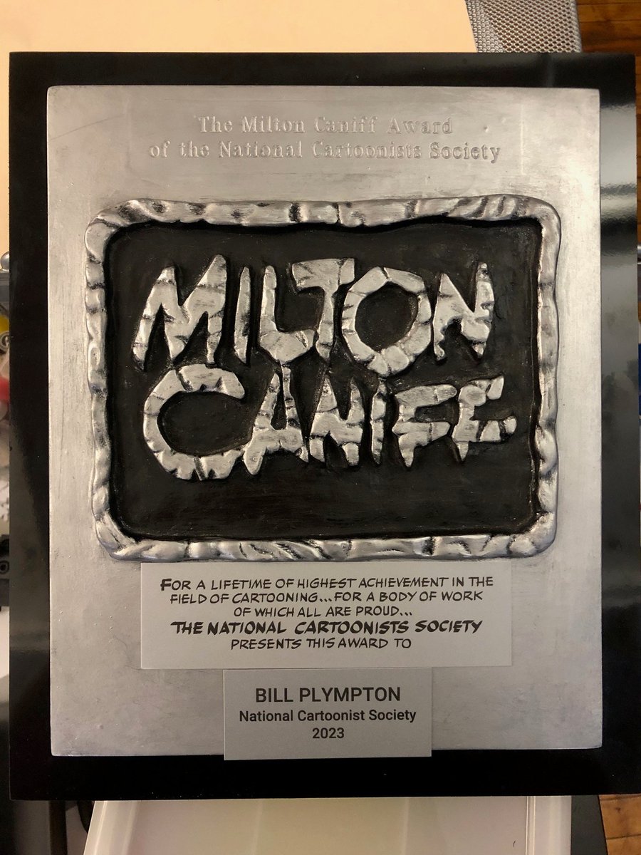 plymptoons's tweet photo. Check out my new blog post at Scribble Junkies! News about the @woodstockfilm Festival, which other festivals will be screening "Slide" and also, I won the Milton Caniff Lifetime Achievement Award from the #ReubenAwards!
Holy cow, I'm flabbergasted!
https://t.co/EvfPsyka8T https://t.co/BGeKCYwL1f