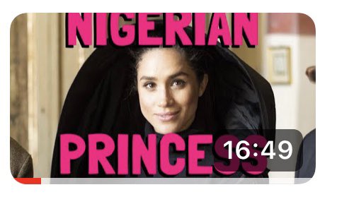 RestingDollface's tweet image. New video from @according2_taz! 🥳
Checkout the title: #NigerianPrincess

#VeteransDeserveBetter #MeghanMarkle #InvictusGames #DuchessOfSausages
📺 youtube.com/watch?v=31V-NJ…