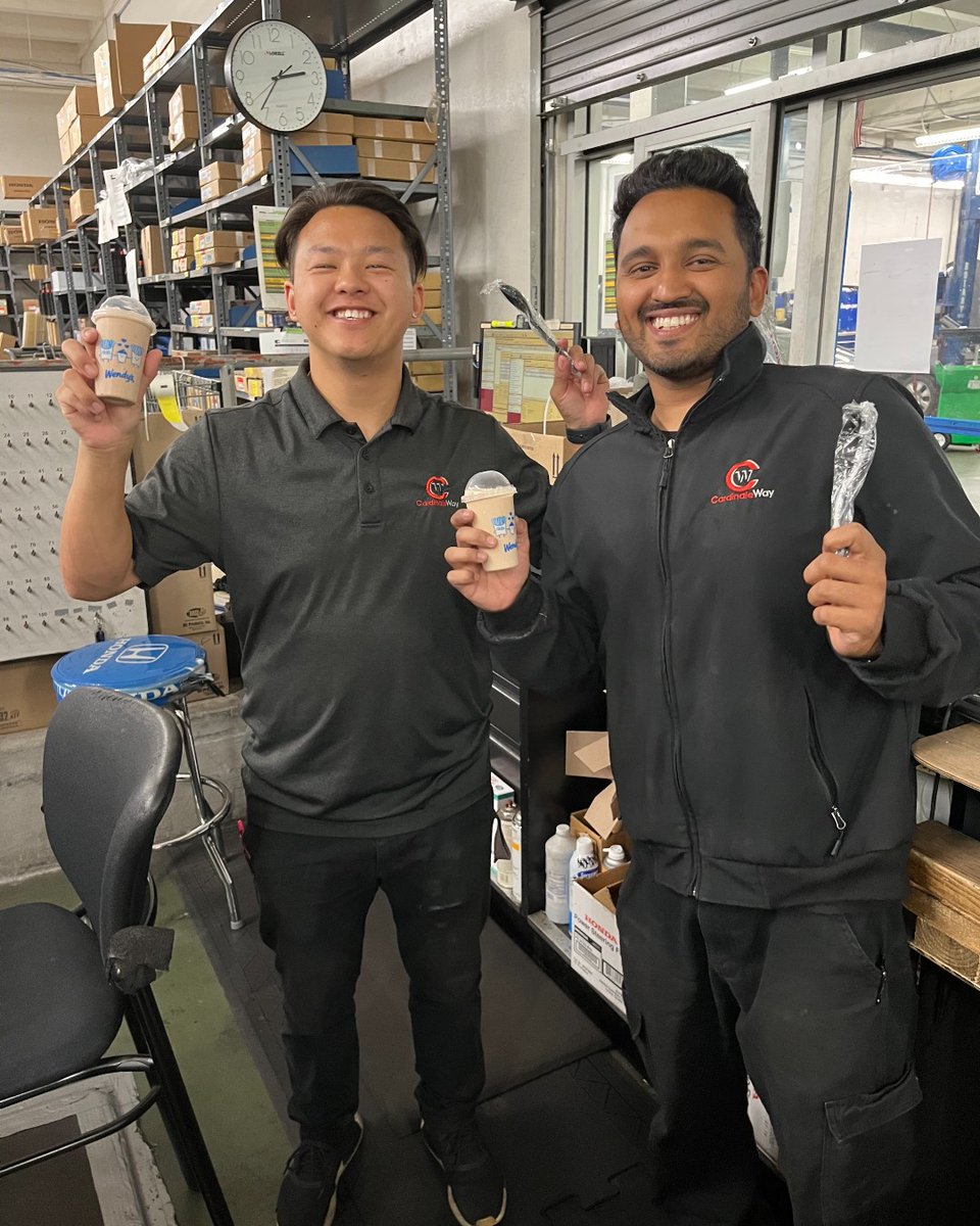 Our service team loved National Chocolate Milkshake Day!