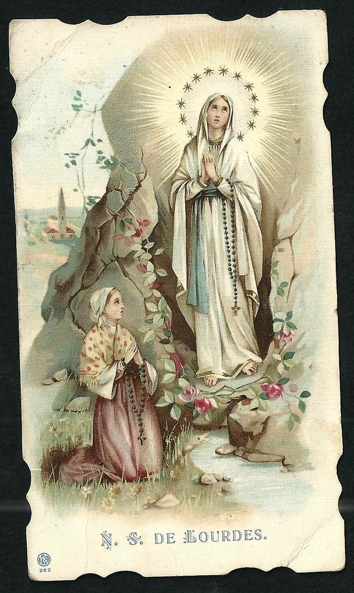 'Obtenez-moi et à tous les pécheurs, la contrition parfaite de tous nos péchés'

Ancienne estampe Vierge #Lourdes.
#CoeurImmaculéeDeMarie #InmaculadoCorazonDeMaria #ImmaculateHeartofMary
#NotreDamedesDouleurs #OurLadyofSorrows
#nuestrasenoradelosdolores